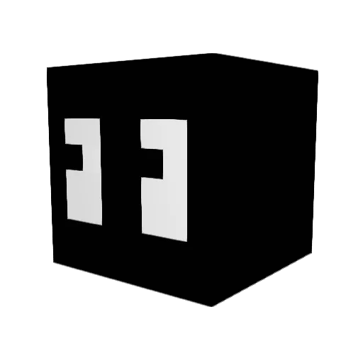 Dahora_Flavin Minecraft avatar head, 3D render