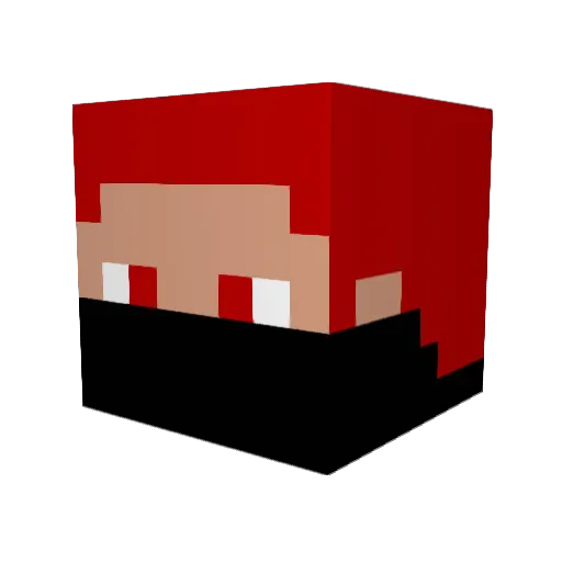 DaiMondHead Minecraft avatar head, 3D render