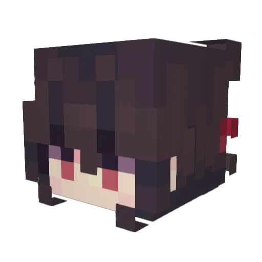 DaiShanen114 Minecraft avatar head, 3D render