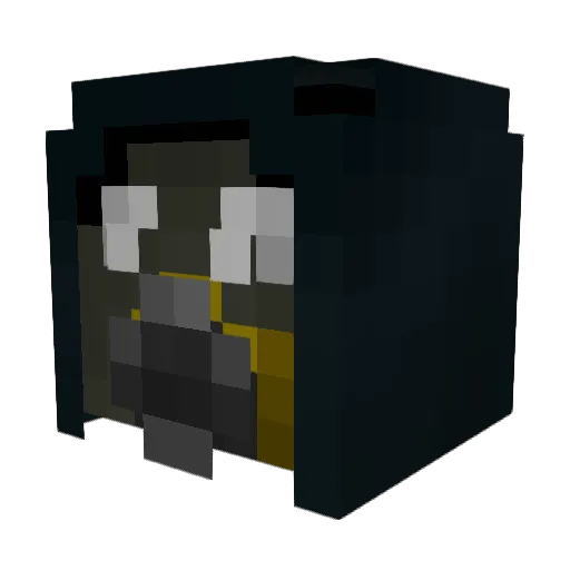 Daiabral Minecraft avatar head, 3D render