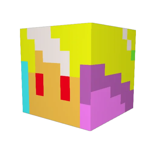 Daicao94 Minecraft avatar head, 3D render
