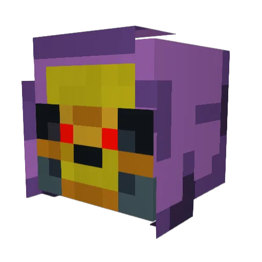 Daicidus Minecraft avatar head, 3D render
