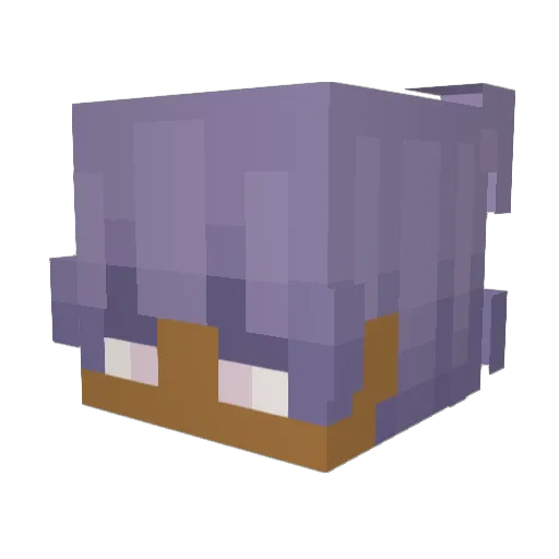 Daiguren_Toshir0 Minecraft avatar head, 3D render