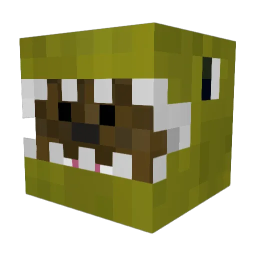 Dailytjuhhh Minecraft avatar head, 3D render