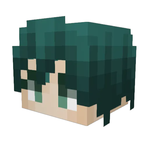 Daimboy1 Minecraft avatar head, 3D render