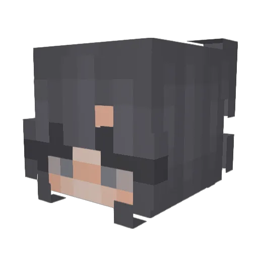 DaimonSyz Minecraft avatar head, 3D render