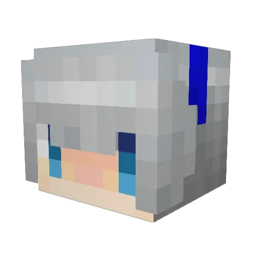 Daimyon_129 Minecraft avatar head, 3D render