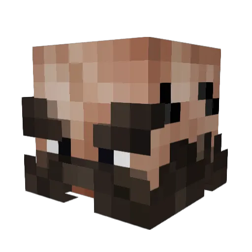 Dain_II_ Minecraft avatar head, 3D render