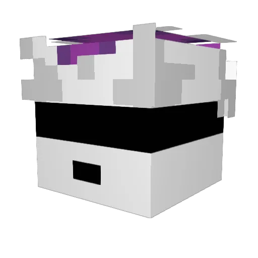 Dainsleifff Minecraft avatar head, 3D render
