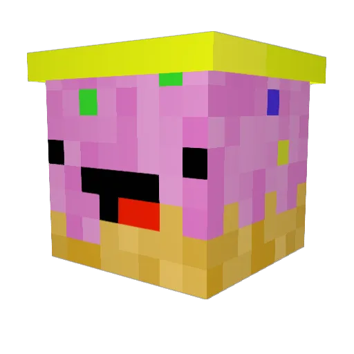 Minecraft-Avatar von DairyDonuts: Kopf als 3D-Render