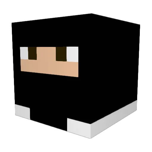 Dairy_Milkk Minecraft avatar head, 3D render