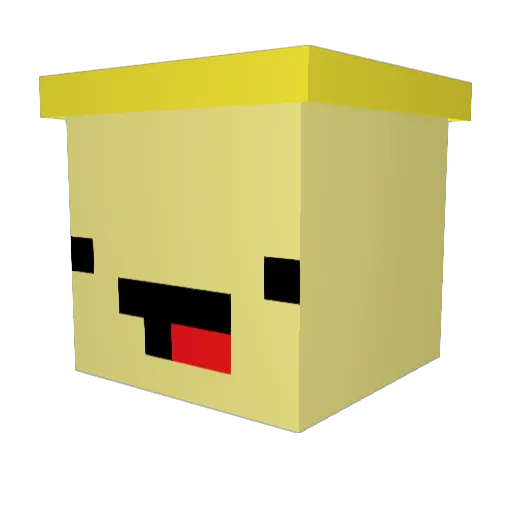DaishoXx Minecraft avatar head, 3D render