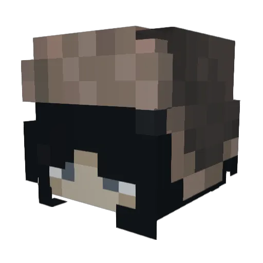 Daisy20xX Minecraft avatar head, 3D render