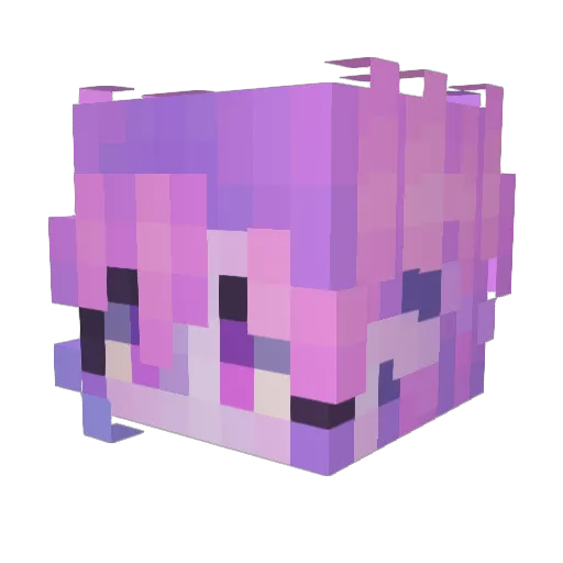 Daisy3110 Minecraft avatar head, 3D render
