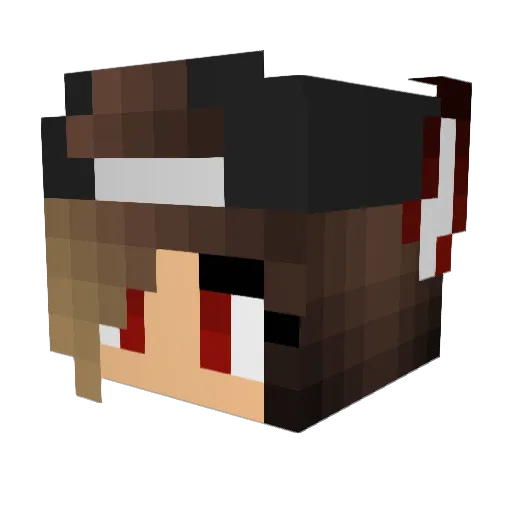 Daisy3333 Minecraft avatar head, 3D render