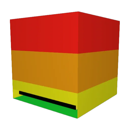 DaisyDestruction Minecraft avatar head, 3D render