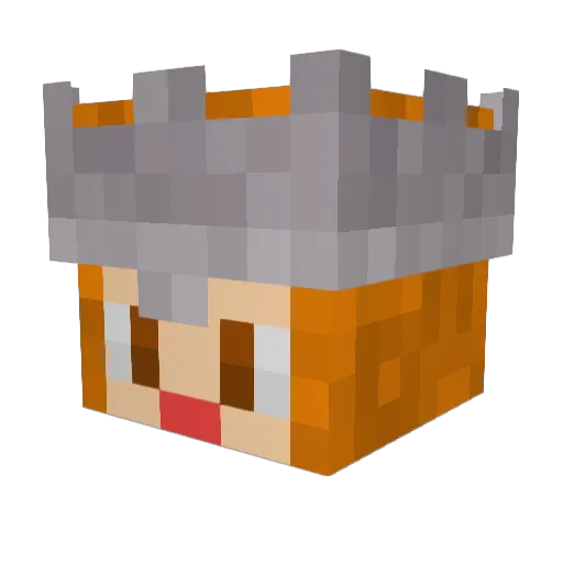 DaisyDuchess Minecraft avatar head, 3D render