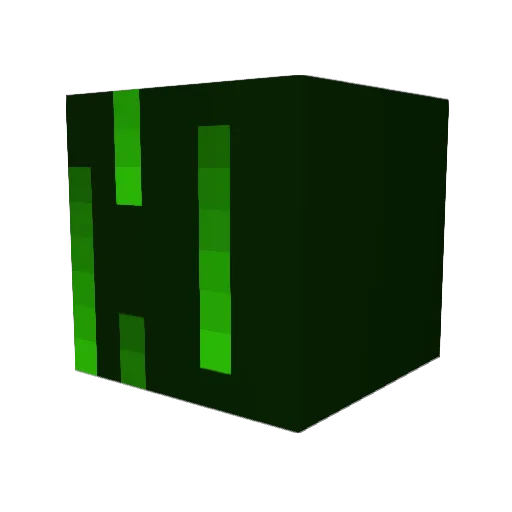 DaisyDuck100 Minecraft avatar head, 3D render