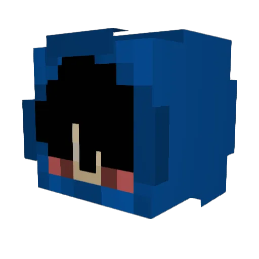 DaisyYoon Minecraft avatar head, 3D render