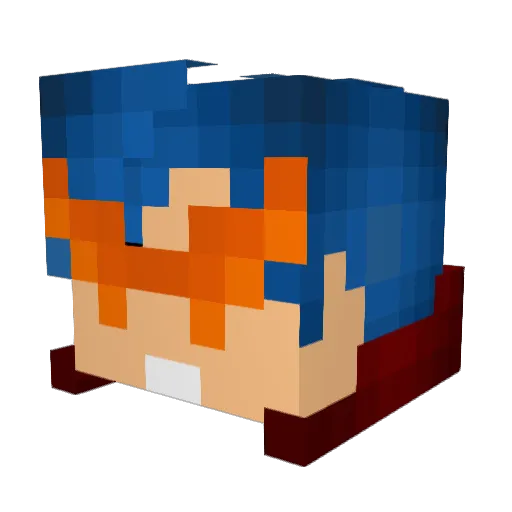 Daisy_Fields7 Minecraft avatar head, 3D render