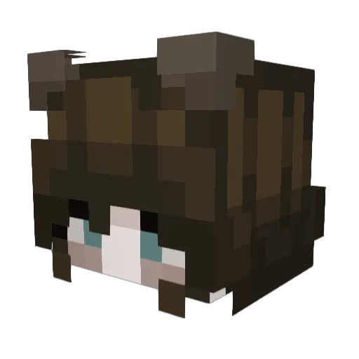 Daisy_ink Minecraft avatar head, 3D render