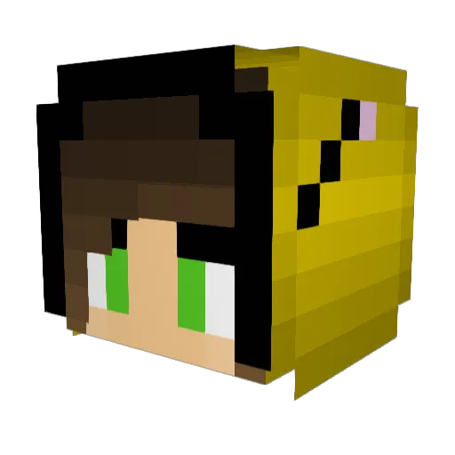 Daisy_iwant2die Minecraft avatar head, 3D render