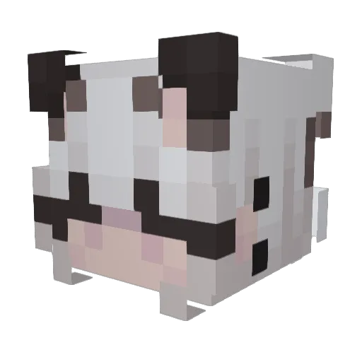 Daisyliie Minecraft avatar head, 3D render
