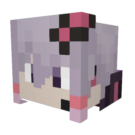 Daisys540 Minecraft avatar head, 3D render