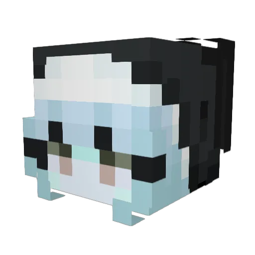Daisyss0 Minecraft avatar head, 3D render