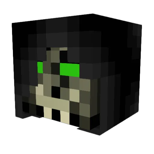 Daiwa Minecraft avatar head, 3D render