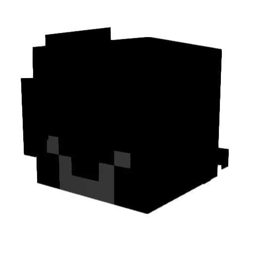 DajiMC Minecraft avatar head, 3D render