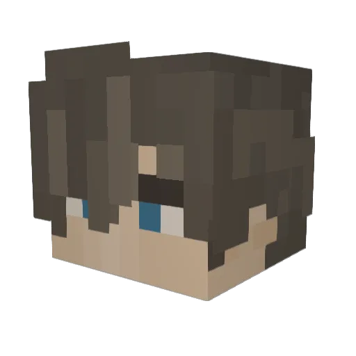 Daken_IDK Minecraft avatar head, 3D render