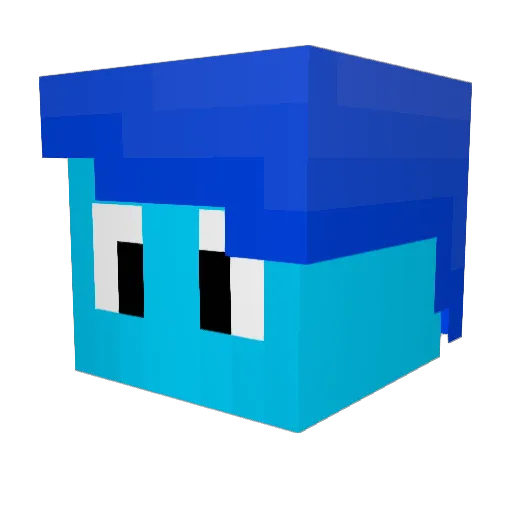 DakotaIce27 Minecraft avatar head, 3D render