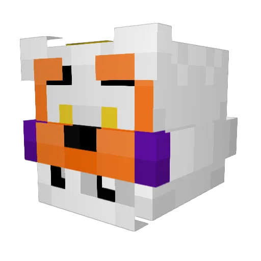 DakotaSky09 Minecraft avatar head, 3D render