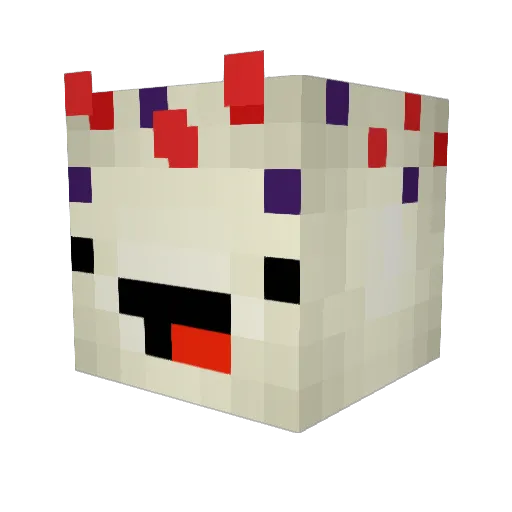 Daks__ Minecraft avatar head, 3D render