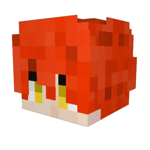 Dal8008 Minecraft avatar head, 3D render