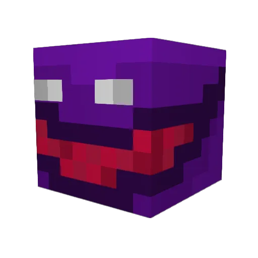 Dalami Minecraft avatar head, 3D render
