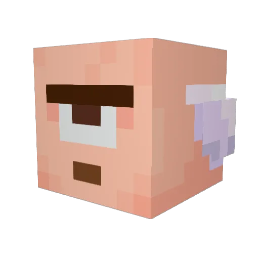 Dalaorjan123 Minecraft avatar head, 3D render