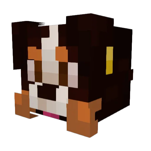 Dalax_Springtail Minecraft avatar head, 3D render
