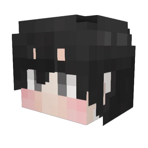 DaldalYEE Minecraft avatar head, 3D render