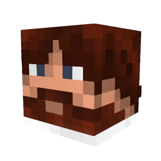 Dale93 Minecraft avatar head, 3D render