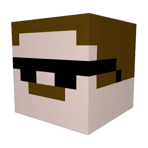 Dale_Earnheart2 Minecraft avatar head, 3D render