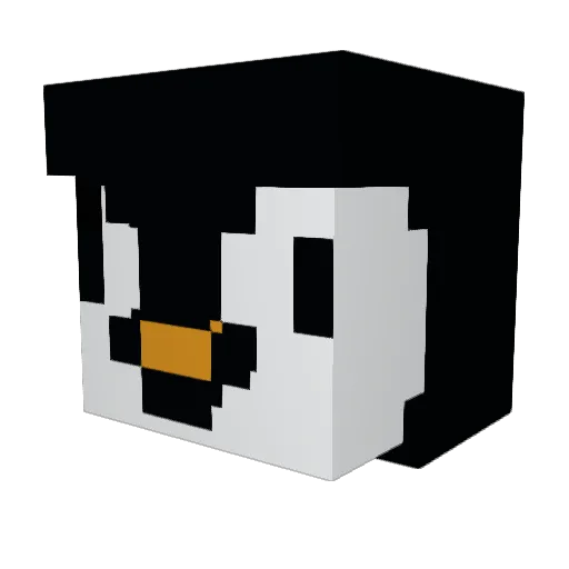 Dale_exe Minecraft avatar head, 3D render