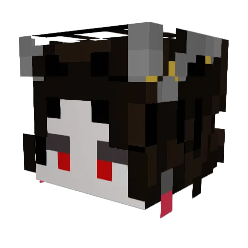 Dalek2232 Minecraft avatar head, 3D render