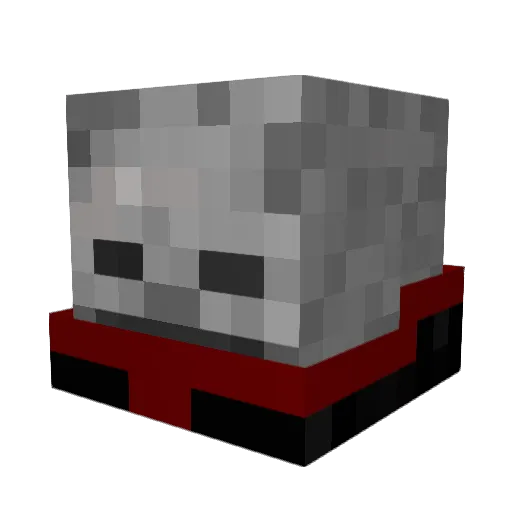 Dalek Minecraft avatar head, 3D render