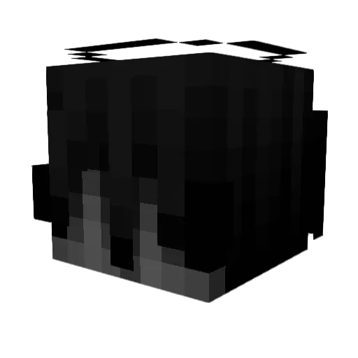 Dalerwein Minecraft avatar head, 3D render