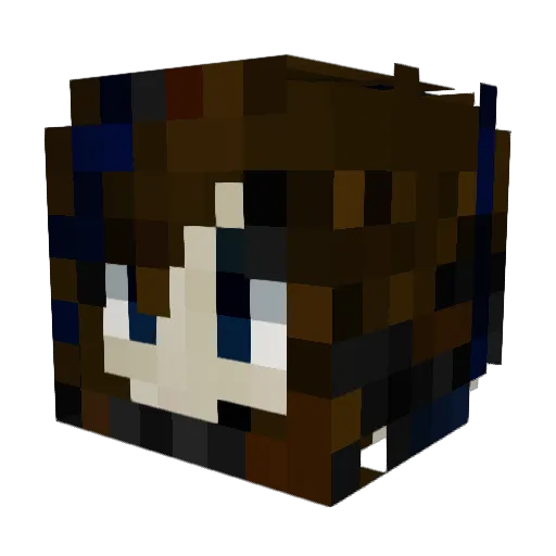 Dalffy6815 Minecraft avatar head, 3D render