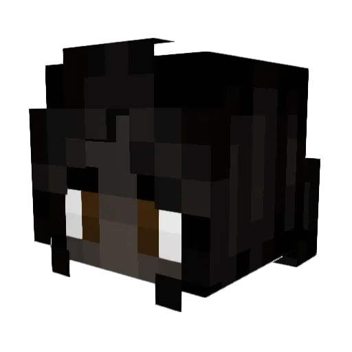 Daliamolie Minecraft avatar head, 3D render