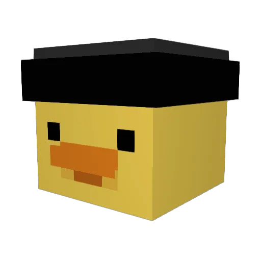 Dallamon5 Minecraft avatar head, 3D render