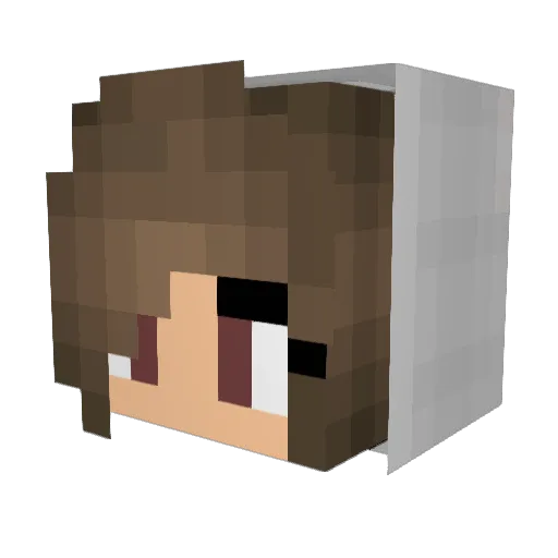 Dalmuci Minecraft avatar head, 3D render